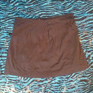 Express black mini skirt